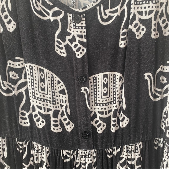 Elephant Patterned Dress - Picture 4 of 5